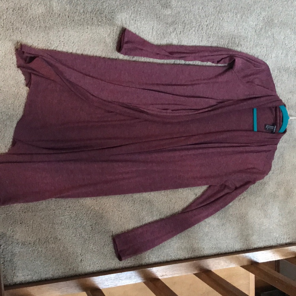 Pink long cardigan
